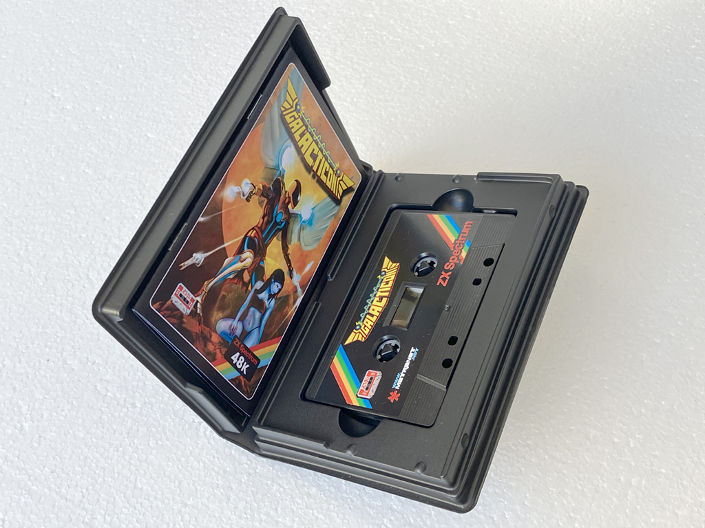 Captura de pantalla del videojuego Galacticon en el ordenador ZX Spectrum