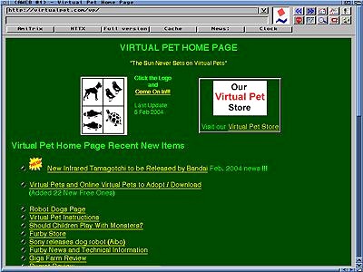 VIRTUAL PET [DOT] COM
