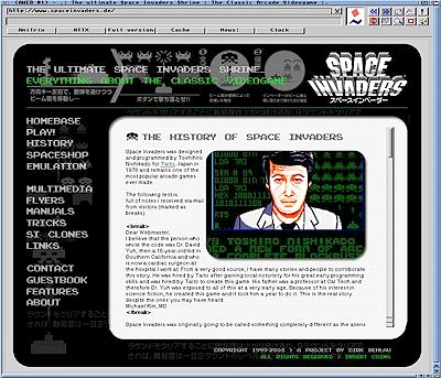 THE ULTIMATE SPACE INVADERS SHRINE