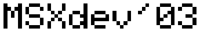 MSXDEV'03
