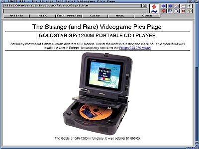 THE STRANGE (AND RARE) VIDEOGAME PICS PAGE