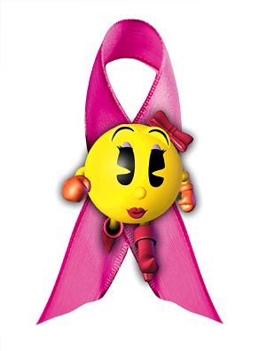 MS PAC-MAN POSTCARD